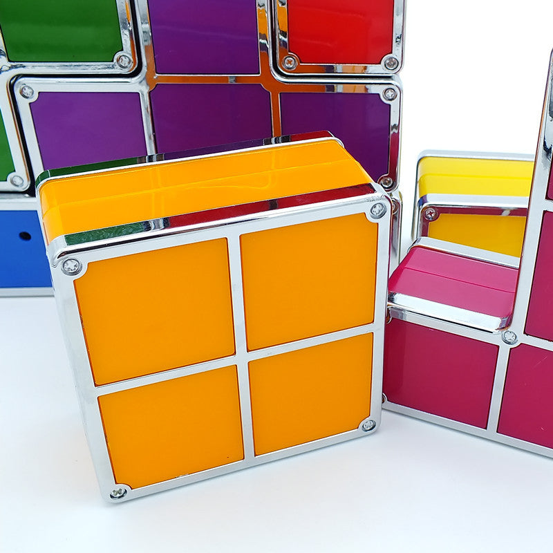 Lampe blocs colorés empilables